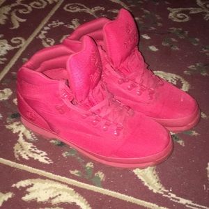 Red Timberland Boots (Mens 10.5)